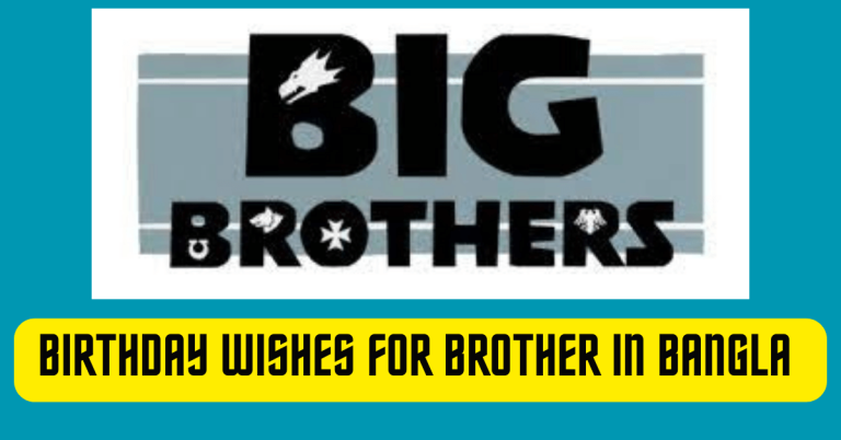 Birthday Wishes For Brother in Bangla 2023 বড় ভাইকে জন্মদিনের শুভেচ্ছা