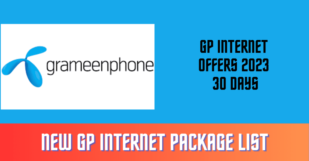 GP Internet Offer 2023 30 Days  New GP internet package list
