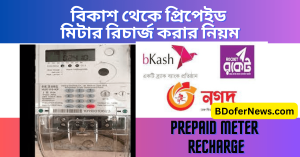 Prepaid Meter Recharge In Bangladesh পল্লী বিদ্যুৎ প্রিপেইড মিটার রিচার্জ
