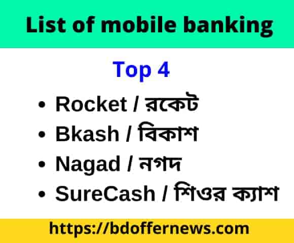 Mobile Banking in Bangladesh 2024 | জানুন মোবাইল ব্যাংকিং সম্পর্কে 